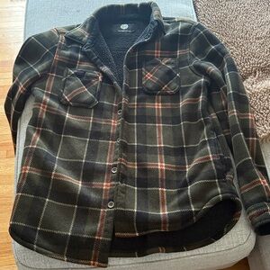 Green Cozy flannel